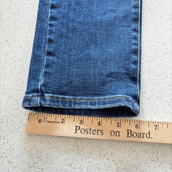 Judy Blue Jeans Women's  7 / 28 Blue Boyfriend Fit Distressed Floral Embroidered - Picture 11 of 16